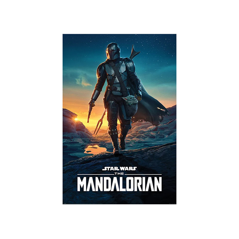 Poster Star Wars The Mandalorian Nightfall 61x91cm - PYRAMID INTERNATIONAL - PP34775