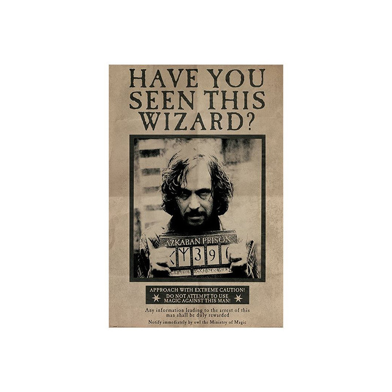 Poster Harry Potter Wanted Sirius Black 61x91cm - PYRAMID INTERNATIONAL - PP33681
