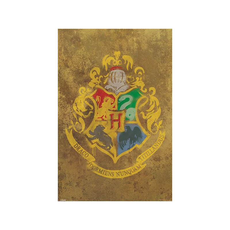 Poster Harry Potter Hogwarts School Crest 61x91cm - PYRAMID INTERNATIONAL - PP34341