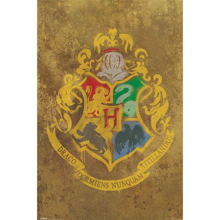 Poster Harry Potter Hogwarts School Crest 61x91cm - PYRAMID INTERNATIONAL - PP34341