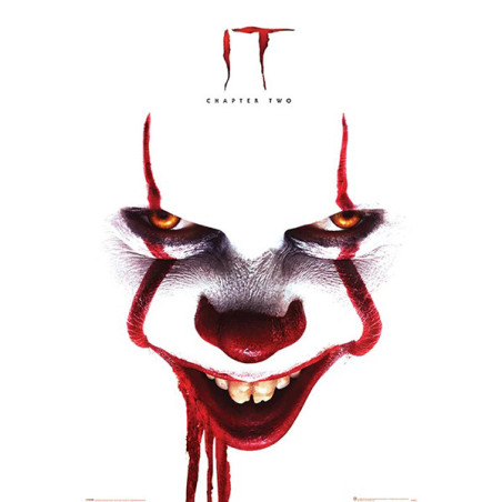 Poster IT Chapter Two Pennywise Face 61x91cm - PYRAMID INTERNATIONAL - PP34579