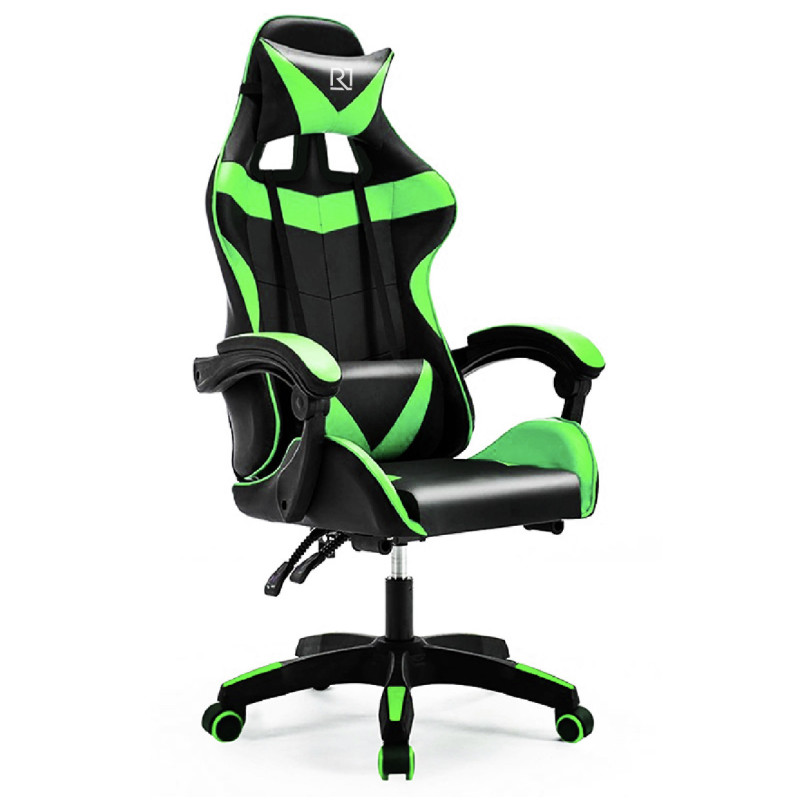 Siège Gaming R Baquet Noir/Vert - AR1064