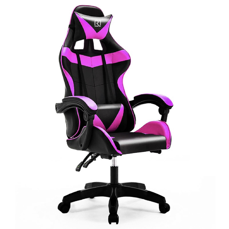 Siège Gaming R Baquet Rose/Noir - AR1066