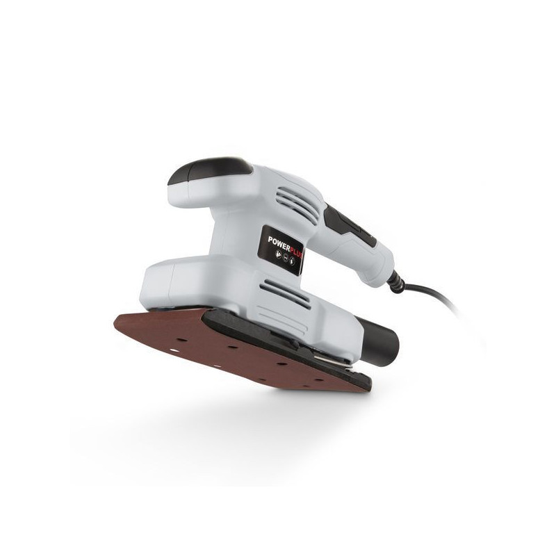 Ponceuse Orbitale filaire 150W Noir/Blanc - POWER PLUS