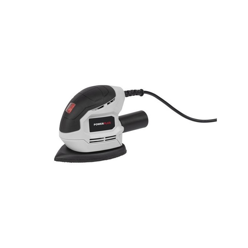 Ponceuse à Main 130W Noir/Blanc - POWER PLUS
