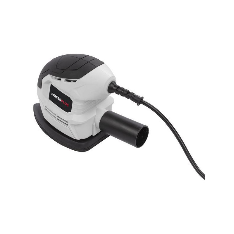 Ponceuse à Main 130W Noir/Blanc - POWER PLUS