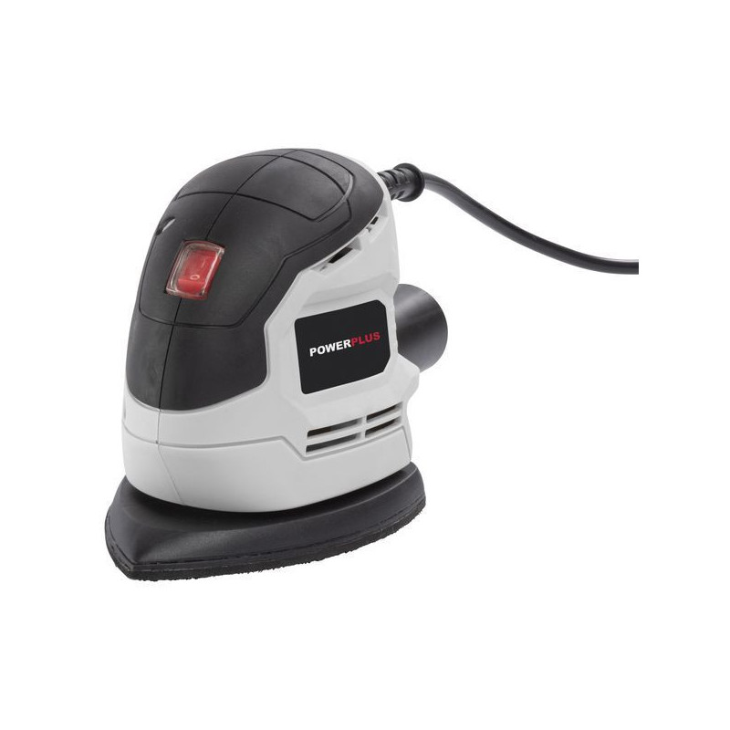 Ponceuse à Main 130W Noir/Blanc - POWER PLUS