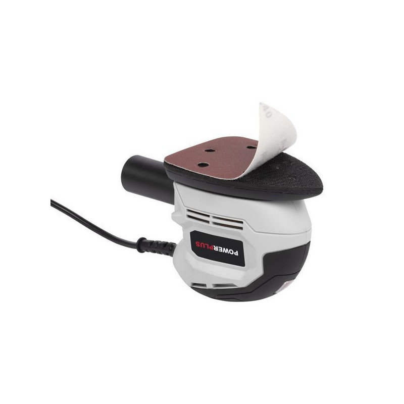 Ponceuse à Main 130W Noir/Blanc - POWER PLUS