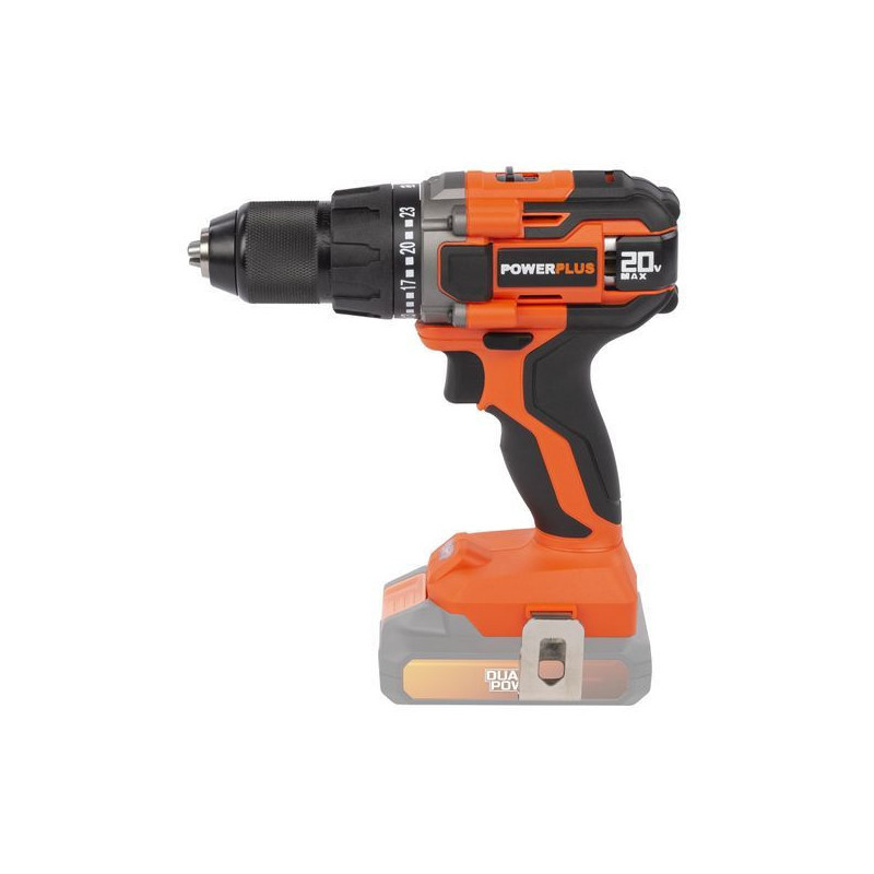 Perceuse-Visseuse Dual Power 20V Li-Ion Noir/Orange