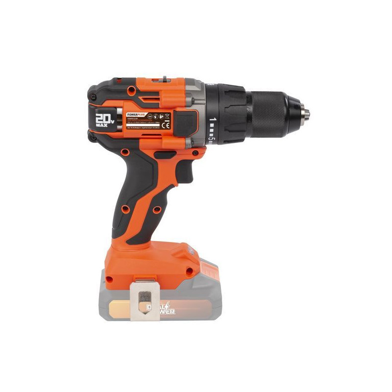 Perceuse-Visseuse Dual Power 20V Li-Ion Noir/Orange