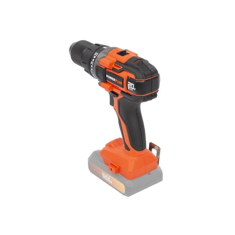 Perceuse-Visseuse Dual Power 20V Li-Ion Noir/Orange