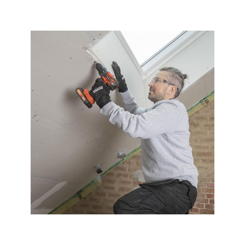 Perceuse-Visseuse Dual Power 20V Li-Ion Noir/Orange