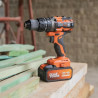 Perceuse-Visseuse Dual Power 20V Li-Ion Noir/Orange