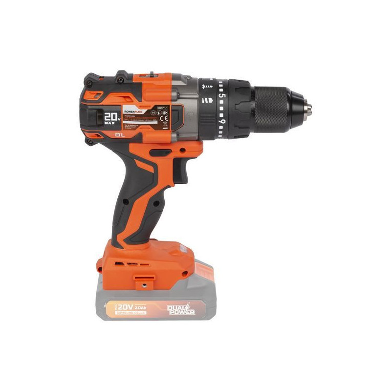 Perceuse/Visseuse à Percussion Dual Power 20V sans balais Noir/Orange