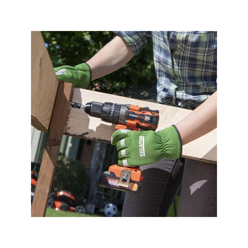 Perceuse/Visseuse à Percussion Dual Power 20V sans balais Noir/Orange