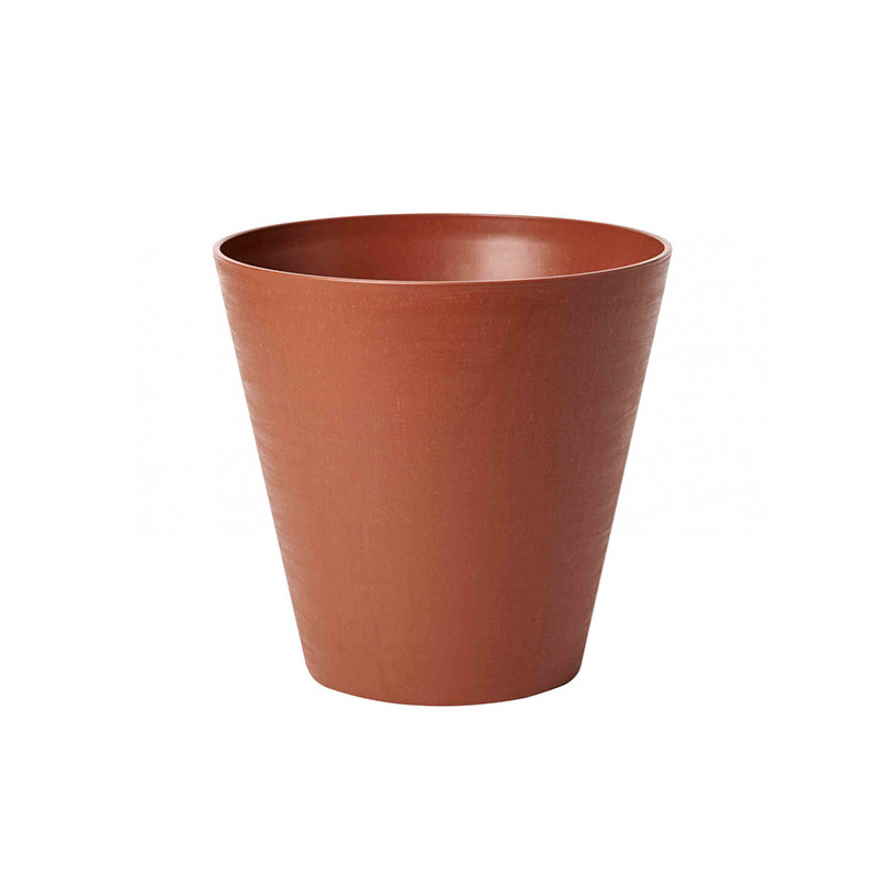 Pot Réserve d'eau Hoop  25cm Argile - TERAPLAST - TER-3025001