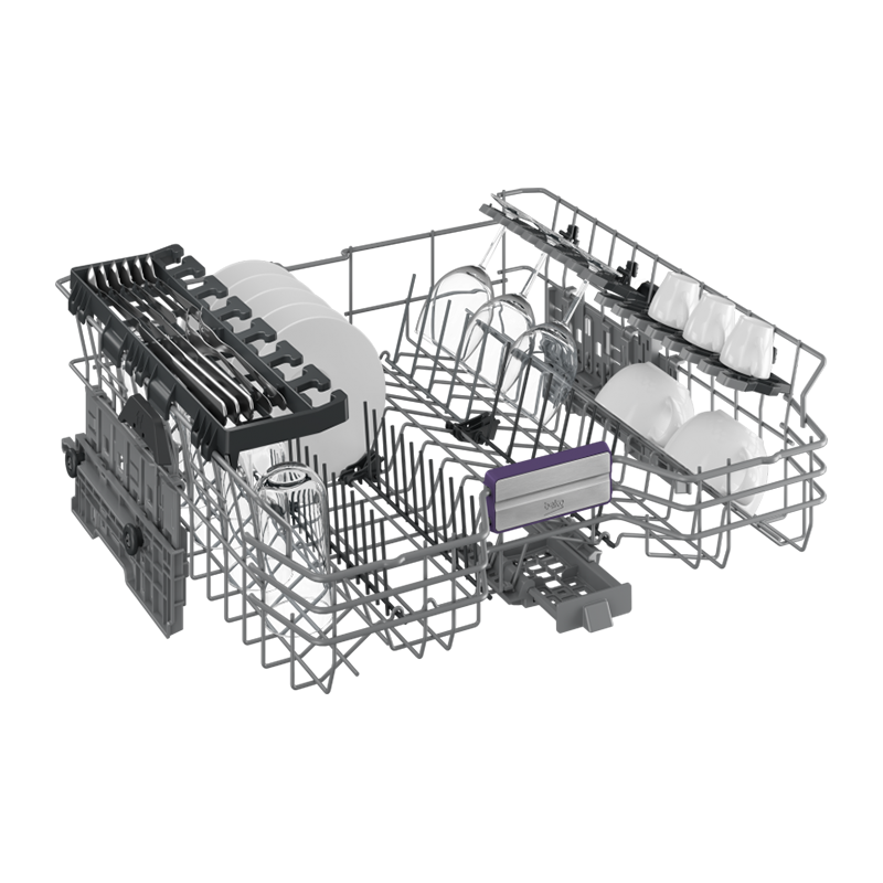 Lave-vaisselle Pose Libre bPro 500 Auto Dose 14 Couverts Gris - BEKO - DENBO44GDOS