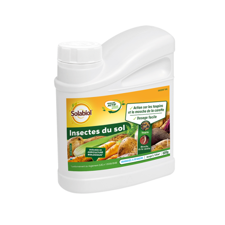 Insecticide du sol jusqu'à 125 m² 600g - SOLABIOL - 5626151
