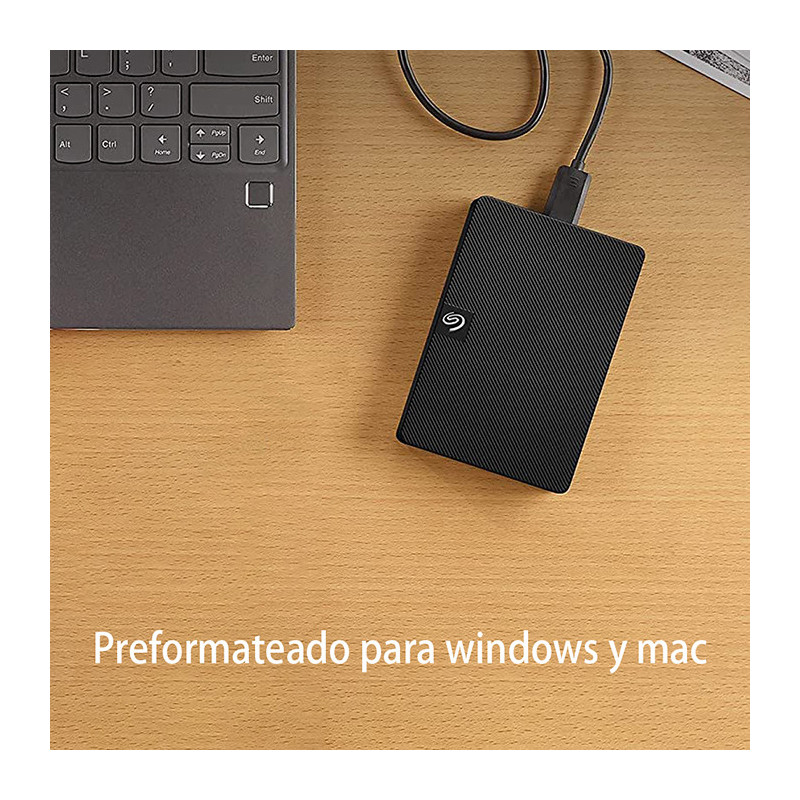 Disque Dur Externe 1To Noir - SEAGATE - DD25SEGATE1T