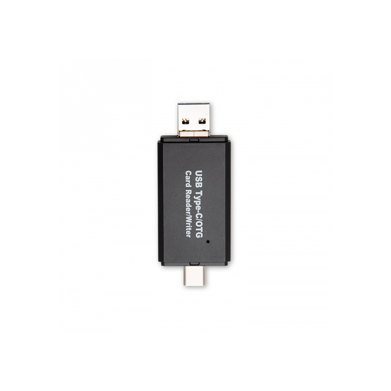 Lecteur de cartes Type A/ Type C pour SD et micro SD Noir - RADIOLA - FO1015