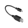 Adapteur OTG Micro USB/USB-A 10cm Noir - RADIOLA - FO1035