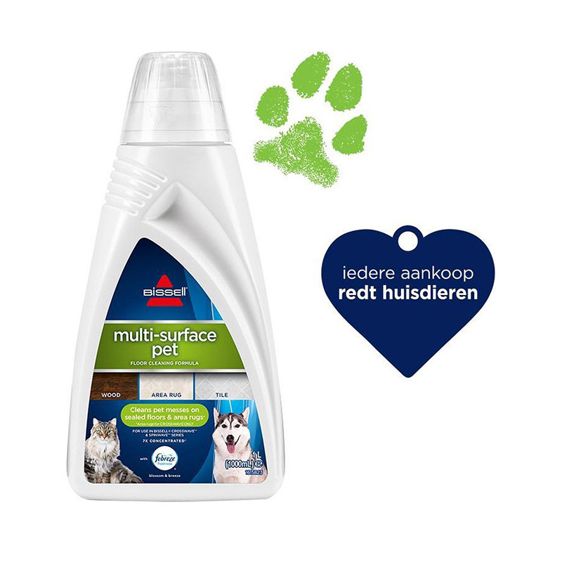 Multi Surface Febreze 1L pour Crosswave Pet Pro - BISSELL - 2550