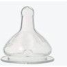 Tétines pour biberon en silicone de 0-6 mois - TIGEX - 80600547