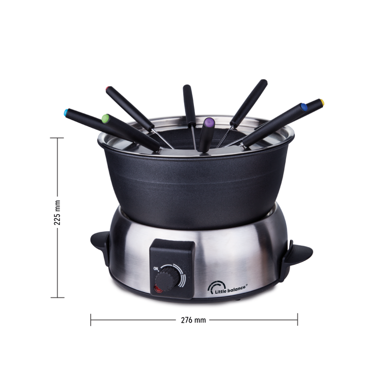 Appareil à fondue Elégance 800W Noir - LITTLE BALANCE - LB8386