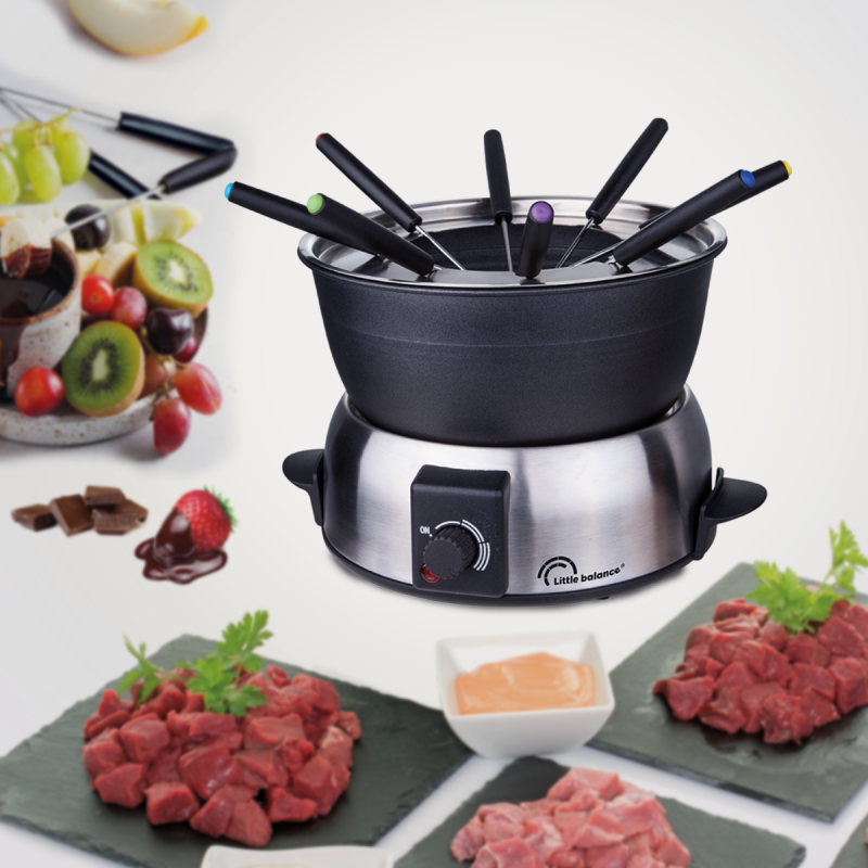 Appareil à fondue Elégance 800W Noir - LITTLE BALANCE - LB8386