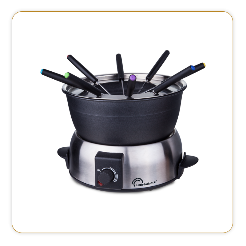 Appareil à fondue Elégance 800W Noir - LITTLE BALANCE - LB8386