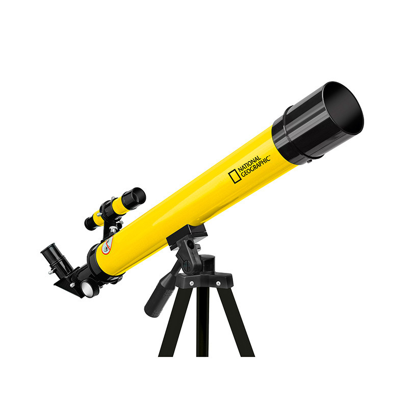 Télescope astronomique 50/600 avec Monture AZ Noir/Jaune - NATIONAL GEOGRAPHIC - 9101001