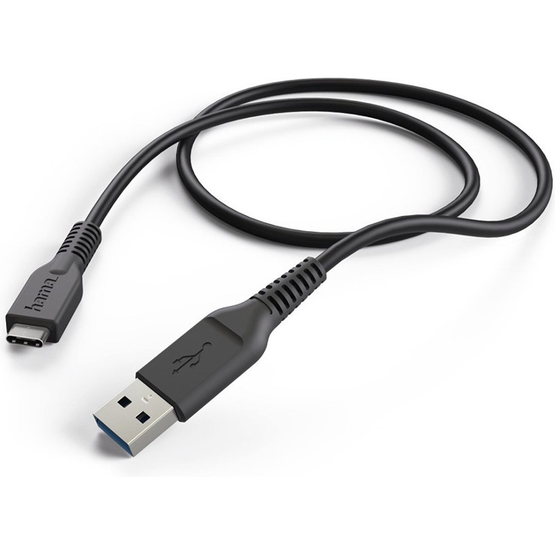 Câble de charge / données USB Type-C - Prise USB 3.1-A 1M Noir - HAMA - 0178395