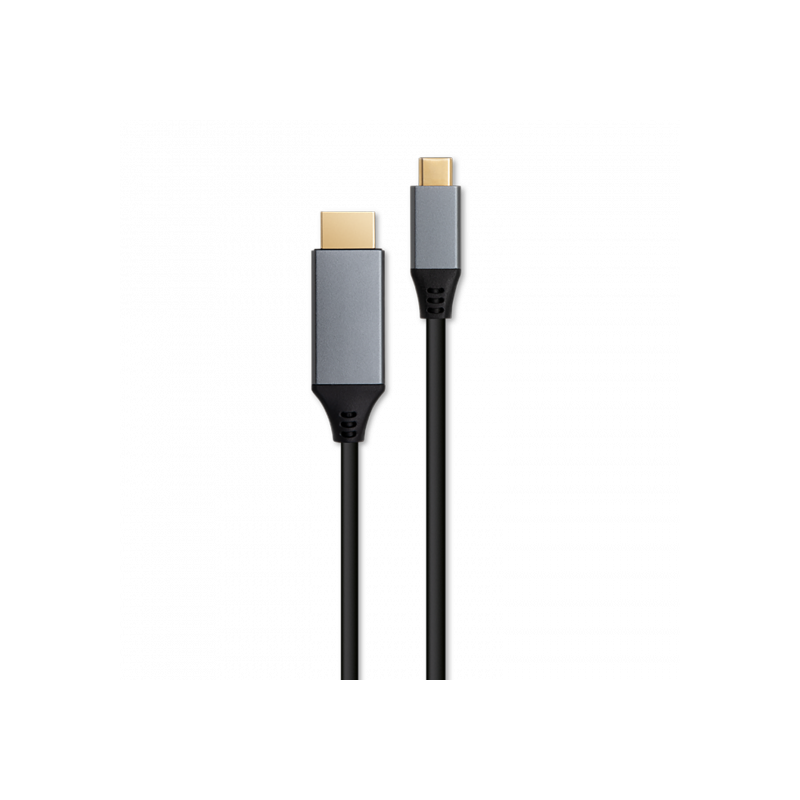Câble USB-C Mâle vers HDMI Mâle 2m Noir - RADIOLA - EO5005