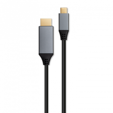 Câble USB-C Mâle vers HDMI Mâle 2m Noir - RADIOLA - EO5005