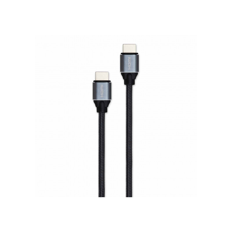 Câble HDMI 2.1 8K Mâle/Mâle Nylon 2m Noir - RADIOLA - EO5010