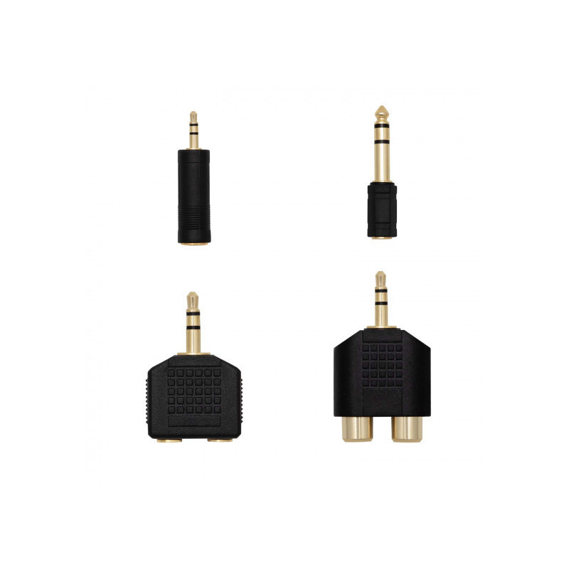 Kit d'adaptateurs audio Jack 3.5mm et 6.35mm - RADIOLA - IO4007