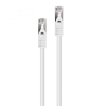 Câble RJ45 Cat7 FTP Droit PVC 15m Blanc - RADIOLA - AU2004