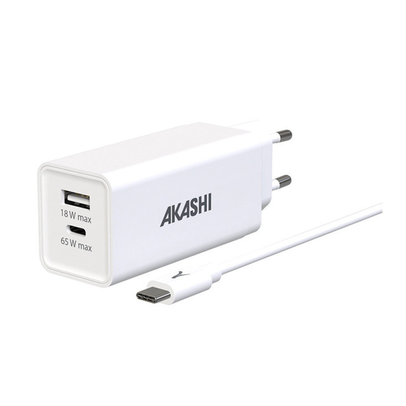 Chargeur Secteur ECO 83W + Cable type-C 100W - AKASHI - ALT30515
