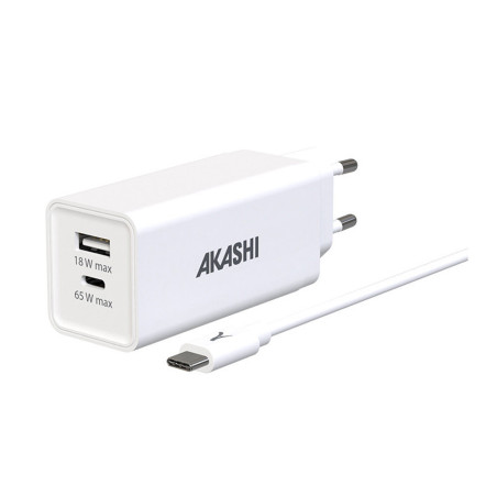 Chargeur Secteur ECO 83W + Cable type-C 100W - AKASHI - ALT30515