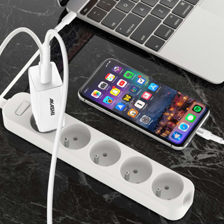 Chargeur Secteur ECO 83W + Cable type-C 100W - AKASHI - ALT30515
