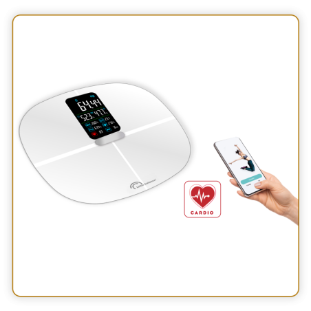 Pèse personne Impédancemètre Fitdays Cardio Connect-4 Classic - LITTLE BALANCE - LB8464