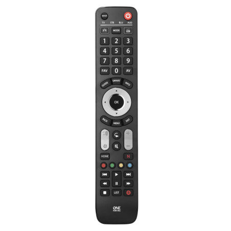 Télécommande universelle Evolve 4 4en1 Noir - ONE FOR ALL - URC7145