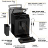 Machine à café Expresso Broyeur Krups Evidence 2.5L 1450W Noir - KRUPS - EA897B10