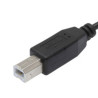 Câble USB 2.0 USB A/USB B Mâle/Mâle 1.8m Noir - APM - 570300