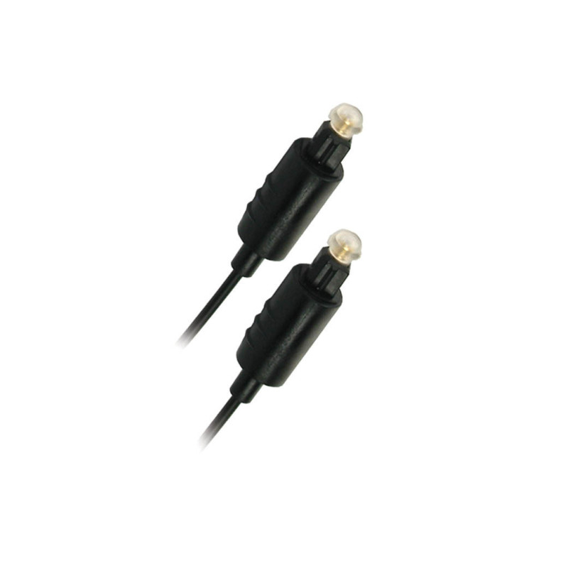 Câble fibre optique Toslink Mâle/Mâle 5m Noir - APM - 416010