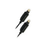 Câble fibre optique Toslink Mâle/Mâle 5m Noir - APM - 416010
