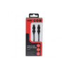 Câble fibre optique Toslink Mâle/Mâle 2m Noir - APM - 416014