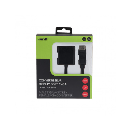 Convertisseur Mini DisplayPort vers VGA Noir - APM - 590473