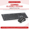 Pack Clavier Souris sans fil Noir - APM - 100042