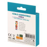 Câble USB-A 2.1 compatible USB-C 1m Noir - GEEK MONKEY - GM021